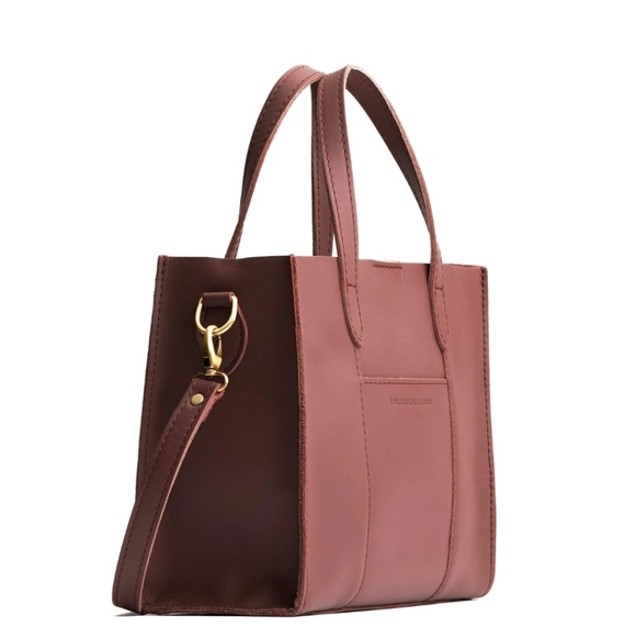 Portland Leather Lola Crossbody Tote Color: Sunkissed - Picture 3 of 15